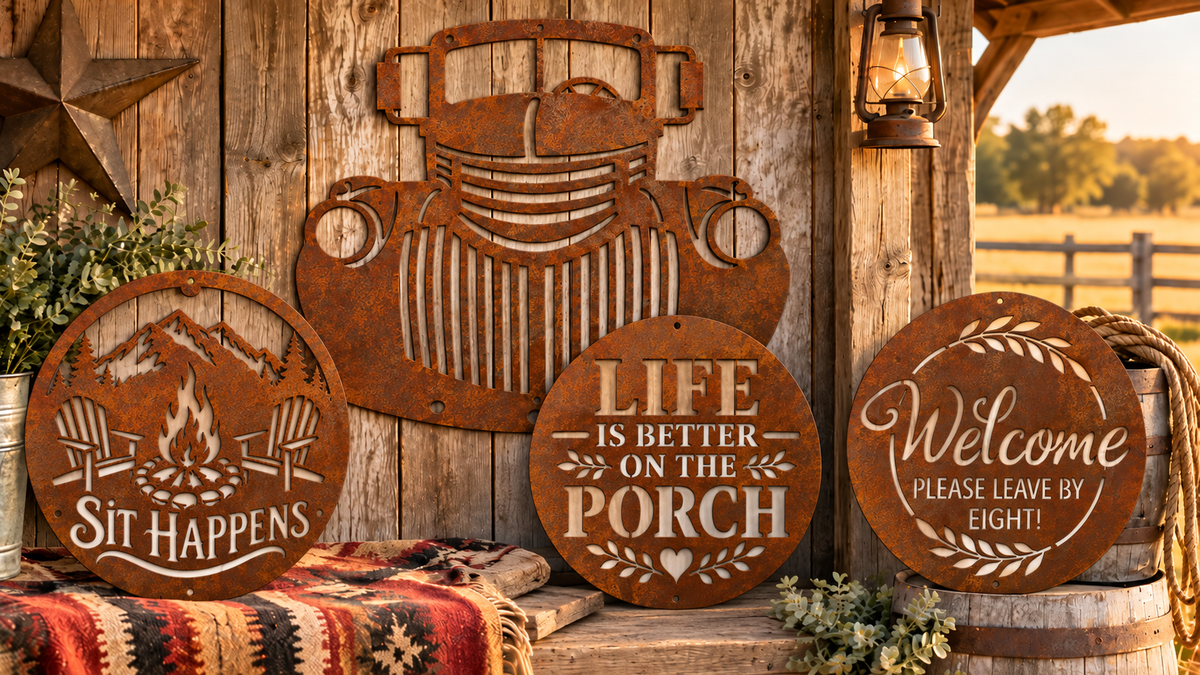Rustic Metal Signs for Ranch: 6 Designs That Inspire