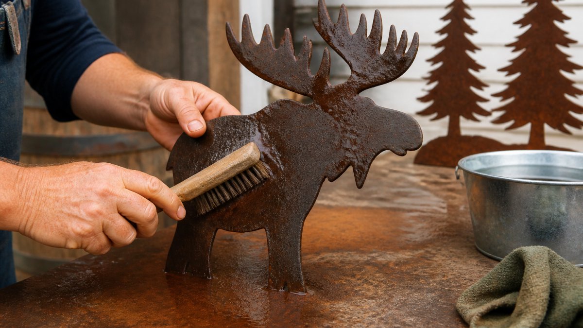 How to Clean Rusty Metal Decor Without Damage