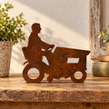 Rustic Metal Bobby Tractor Add-On for Cajun Nativity