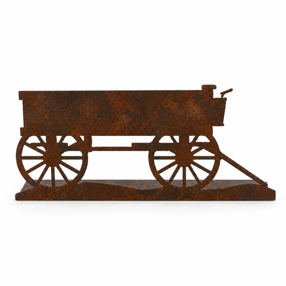 Rustic Metal Buckboard Wagon Add-On for Western & Southwestern Nativities