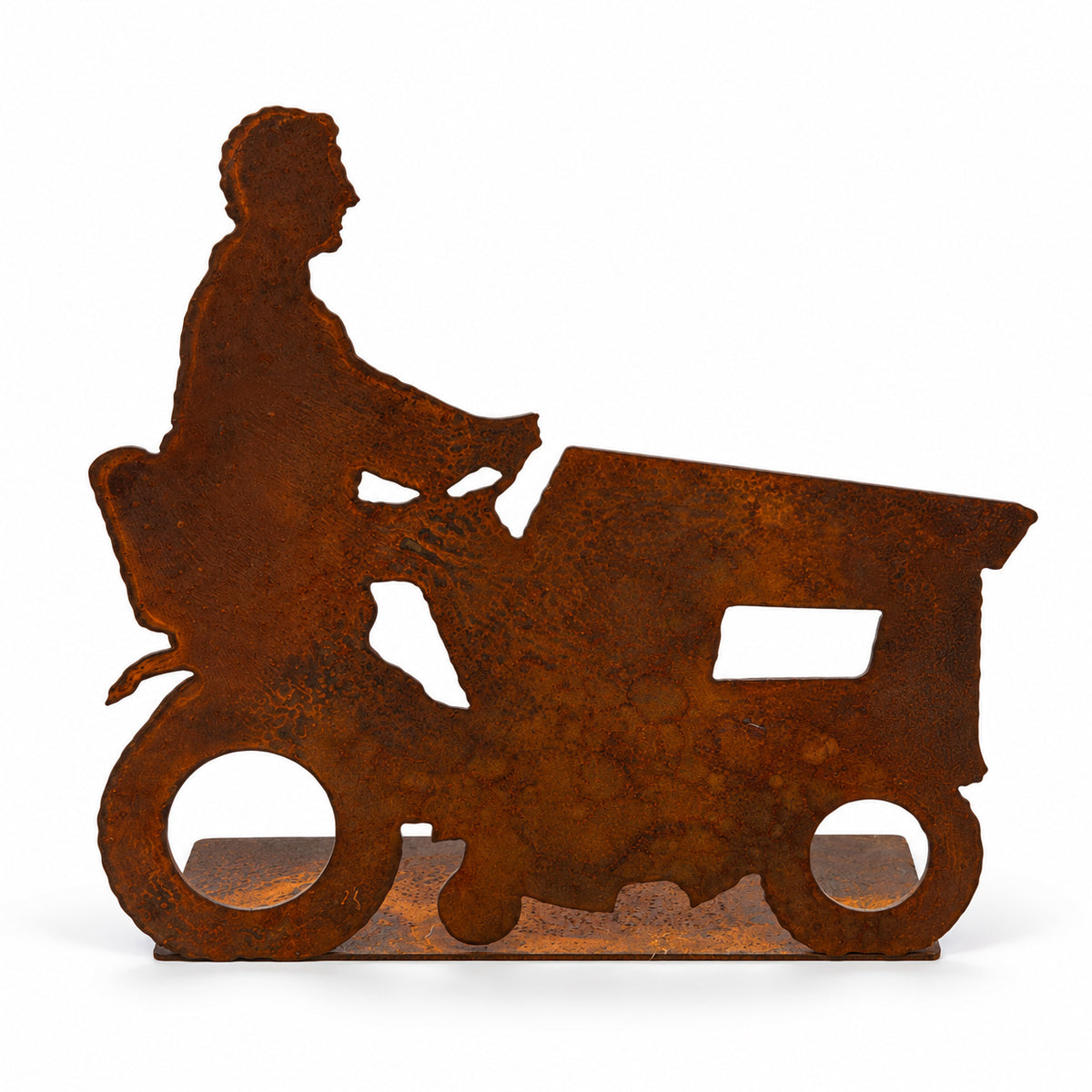 Rustic Metal Bobby Tractor Add-On for Cajun Nativity