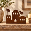 Rustic Metal Nativity Building One - Bethlehem City Scene Collection