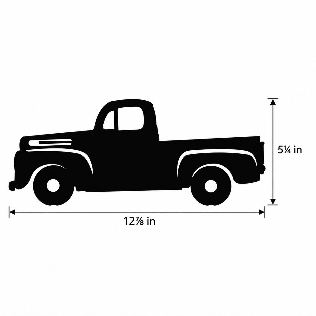 Rustic Metal Old Truck Add-On for Western and Southwestern Nativities