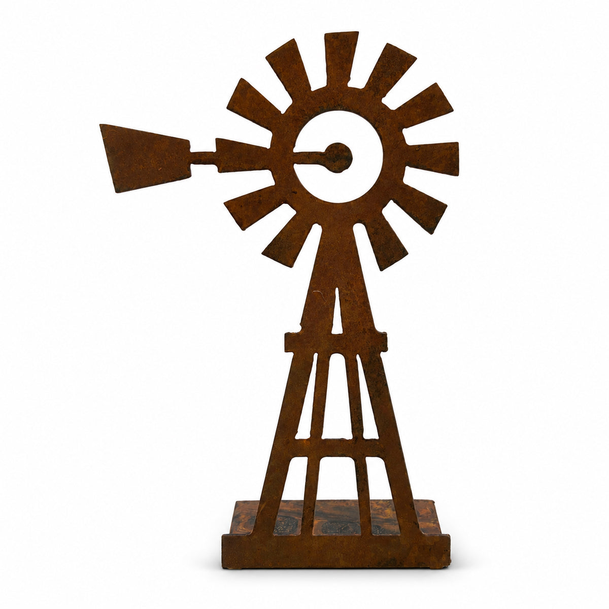 Rustic Metal Windmill – Western and Southwest Nativity Add-On Standee